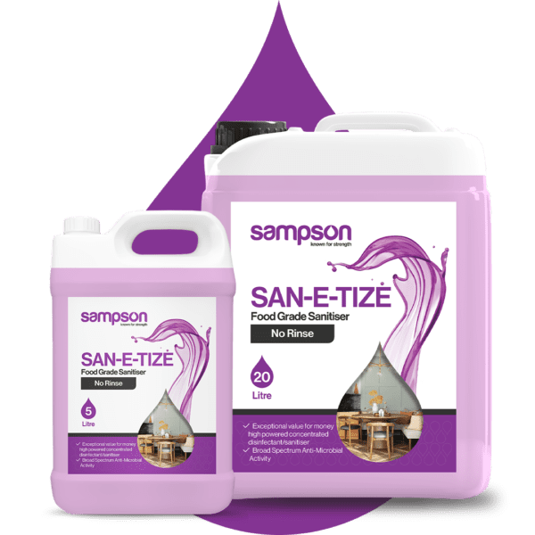 SANITISER PLUS FOR FOOD AREAS