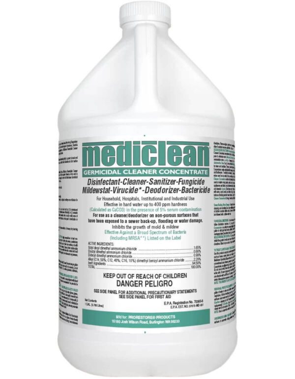 Mediclean Germicidal Concentrate Cleaner 3.79L-Carton