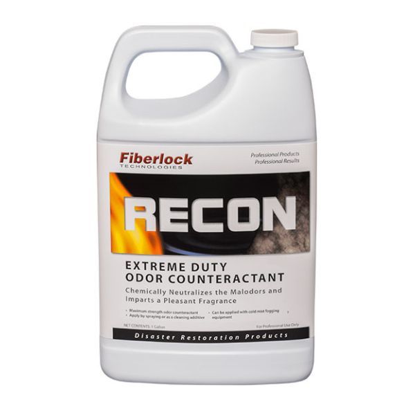 Fiberlock RECON Extreme Duty Odor Counteractant Fire Smoke Water Odour Treatment Concentrate 3.78L