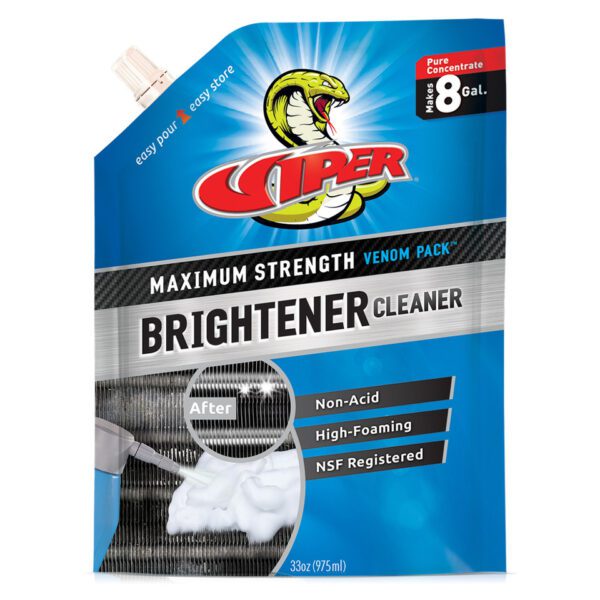 Viper Brightener Cleaner Venom Pack HVACR Coil Cleaning  975ML 8 Gal