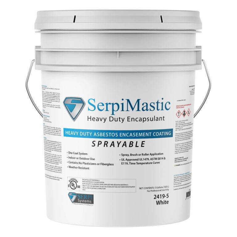Fiberlock SerpiMastic Sprayable Asbestos Encapsulant Concentrate 18.9L