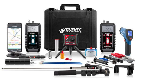 Tramex Water Damage Restoration Master Kit X WDMK-X CMEX5, MEX5 & DL-RHTX System