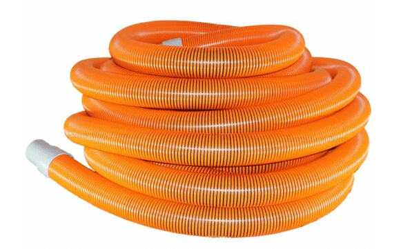 Polivac 15m Vacuum Hose 38mm Cuffs Orange Black