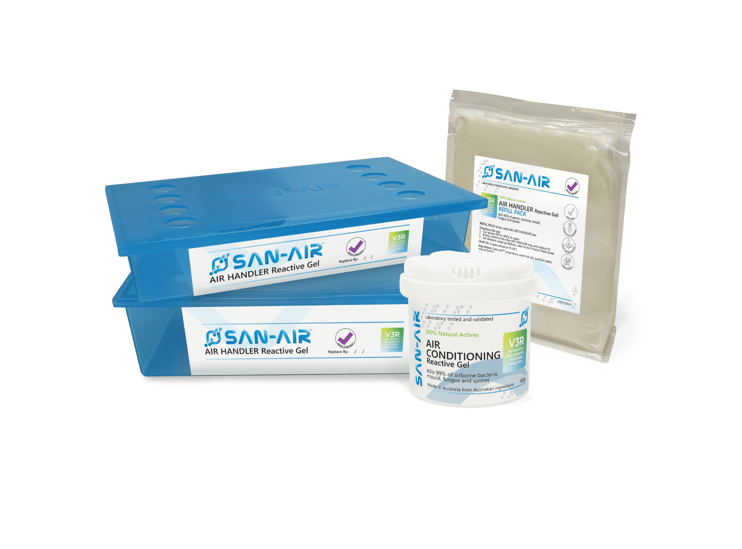 SAN-AIR Air Conditioning / Handler Gel Diffuser Ducted Systems and Air Handlers 100G