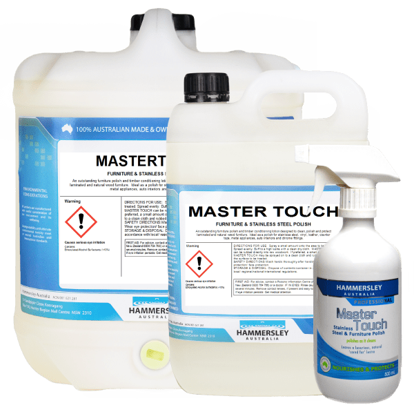 Hammersley Master Touch Stainless Steel and Timber Polish 500ml