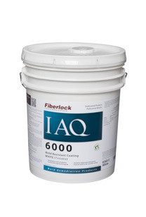 Fiberlock IAQ 6000 Mold Resistant Coating White Acrylic Mold Resistant Sealer 18.9L