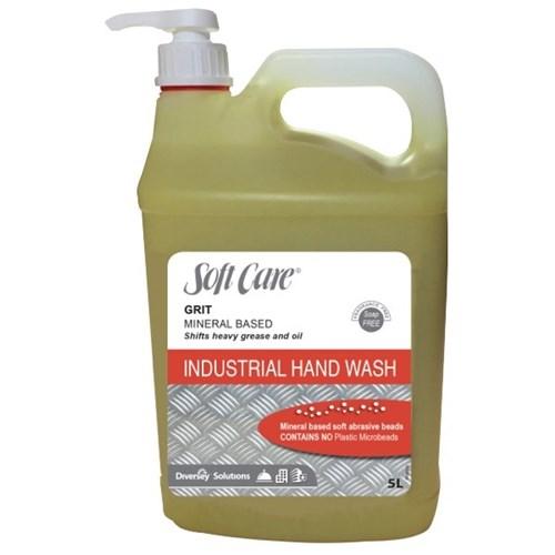 Diversey Soft Care Grit Industrial Hand Wash Jerrycan Single Unit 5L