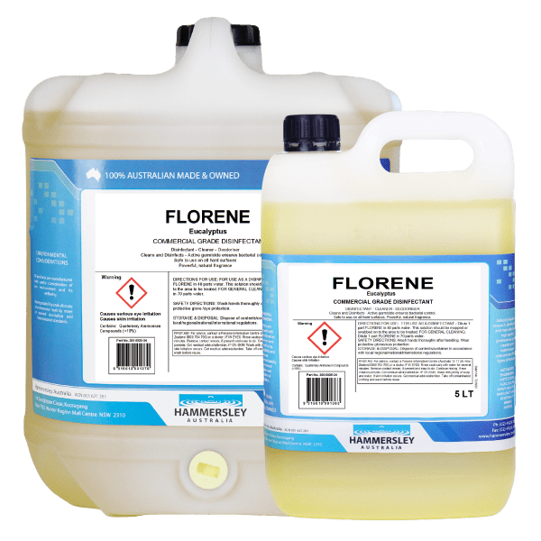 Hammersley Florene Eucalyptus Antiseptic Cleaner and Deodoriser 20L