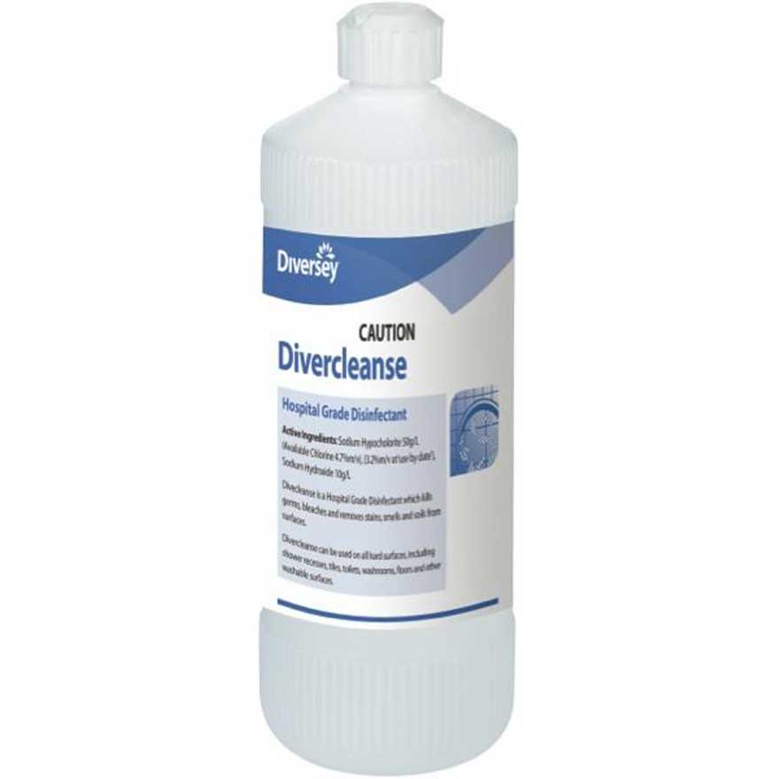 Diversey Divercleanse Hospital Grade Disinfectant (Sporicidal)  Bottle Single Unit 750ml