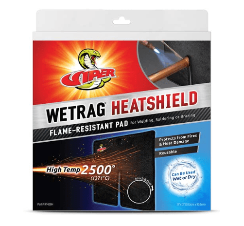 Viper WetRag HeatShield Flame-Resistant Pad Welding and High-Temperature Surface Protection  12x12