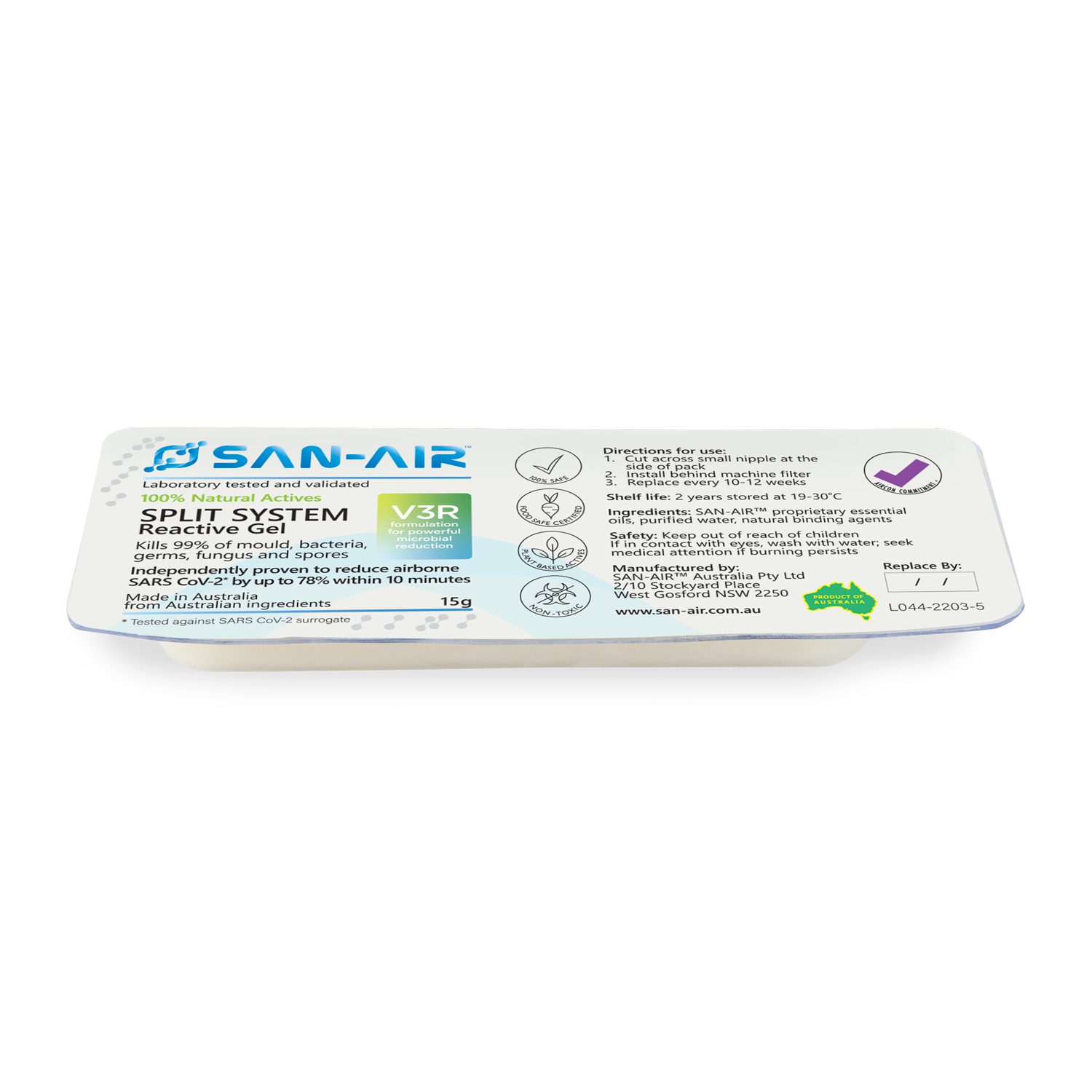 SAN-AIR Split System Gel Diffuser Split System Air Conditioners 15g