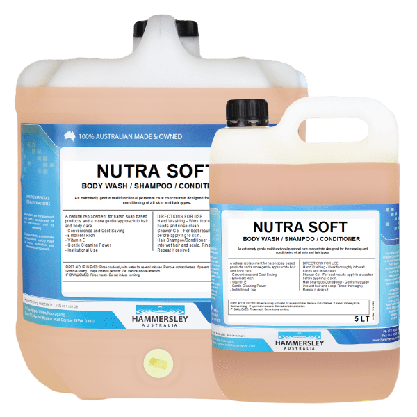 Hammersley Nutra Soft Hand Body and Hair Wash 205L