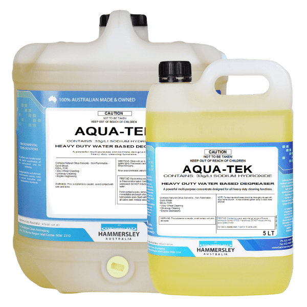 Hammersley Aquatek Heavy Duty Degreaser Water Based  Jerrycan 5L