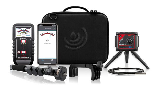 Tramex Flooring Tech Kit FTK CME5 Moisture Meter with DL-RHTX Datalogger