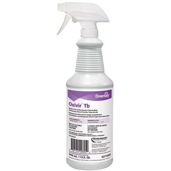 Diversey Oxivir Tb Hospital Grade Disinfectant (RTU) / Bottle Single Unit 946ml