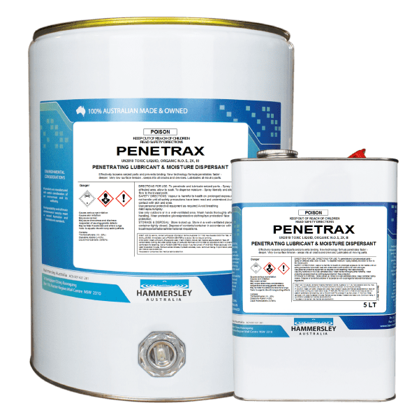 Hammersley Penetrax Penetrant Lubricant and Water Displacer 205L