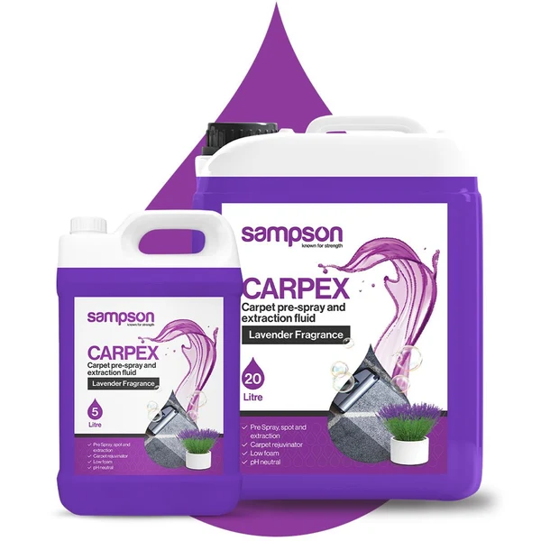 SAMPSON CARPET SHAMPOO LAVENDAR 750ml LOW FOAM NEUTRAL PH.