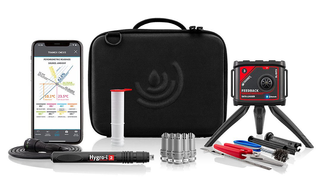 Tramex Feedback Datalogger EZ Kit FBZK5.1 DL-RHTX & 5x Hygro-i2 System