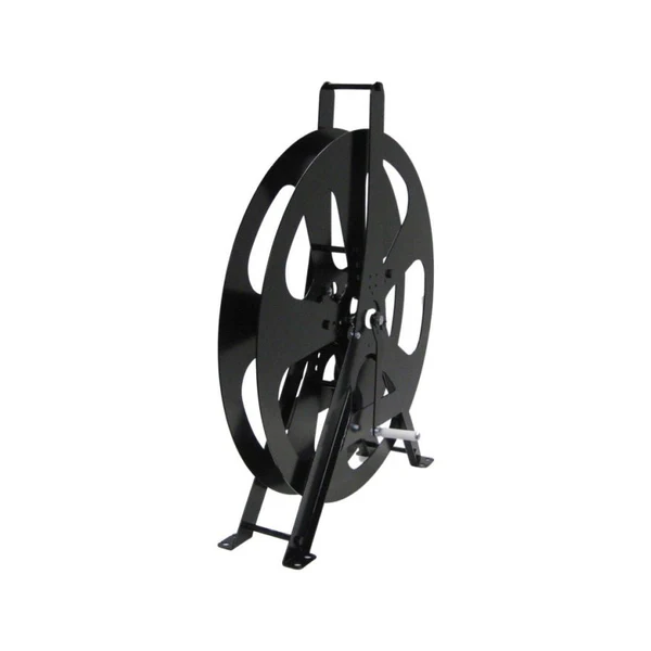 Small Side Hose Reel Powder Coated Charcoal