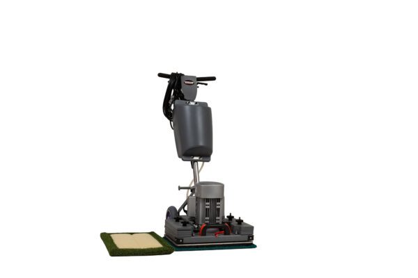 Polivac Mitchell Oscillating Sander Scrubber 330 x 480mm With Tank Pads and Americo Turf Scrubbing Pad