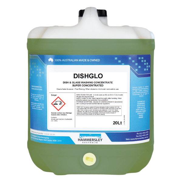 Hammersley Dish Glo Dish and Glass Washing Concentrate 20L