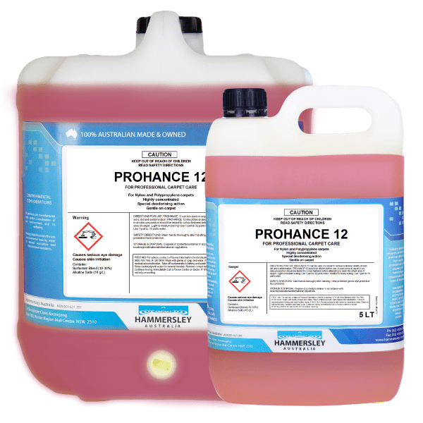 Hammersley Prohance 12 Carpet Care Heavy Soiled Carpets 20L