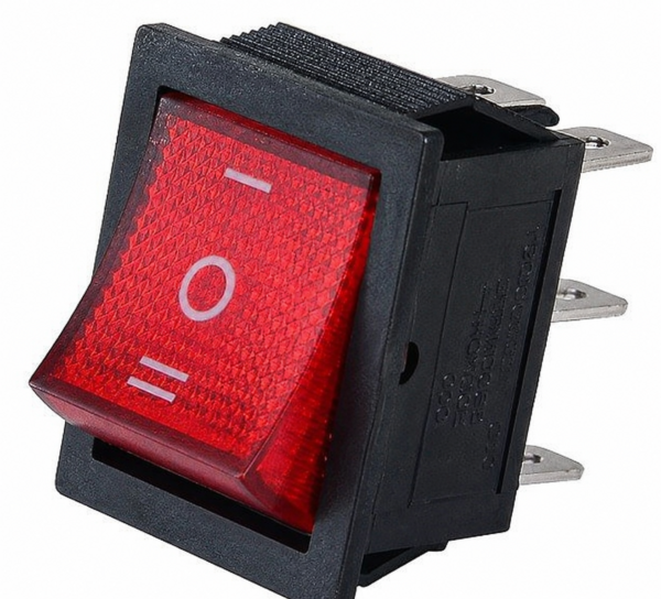 SteamVac Rocker Switch 6 Pin