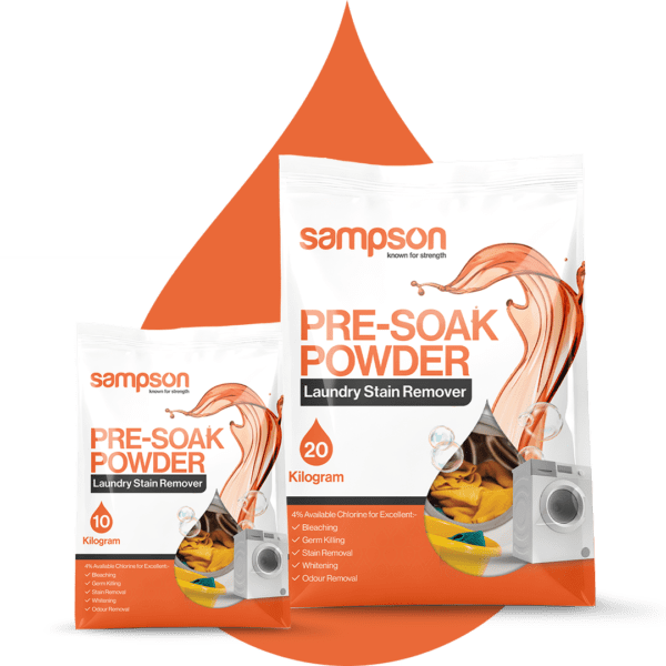 PRESOAKING POWDER STAIN REMOVAL