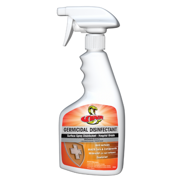 Viper Germicidal Disinfectant Hospital Grade HVAC-R Coils & Hard Surfaces 750ml