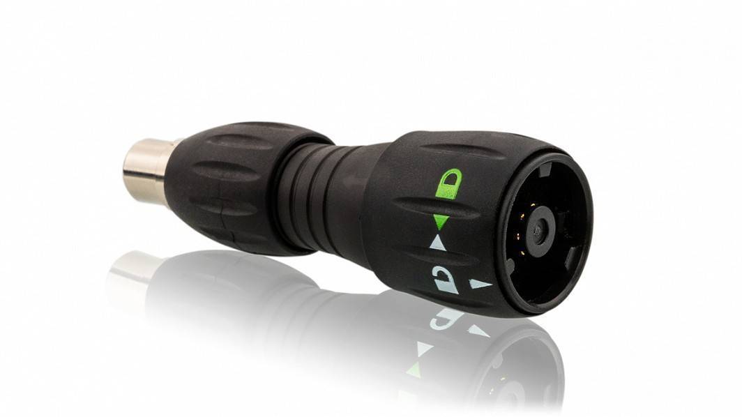 Tramex Bayonet Adapter E5-PA Phono to Bayonet Probe Connector