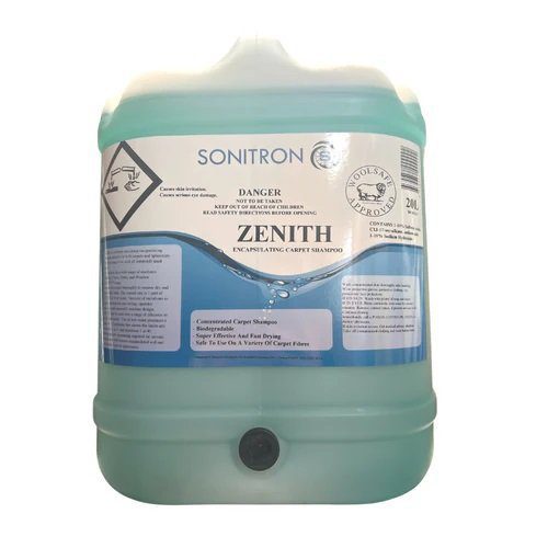 Sonitron Zenith Carpet Shampoo Encapsulating Cleaning Solution