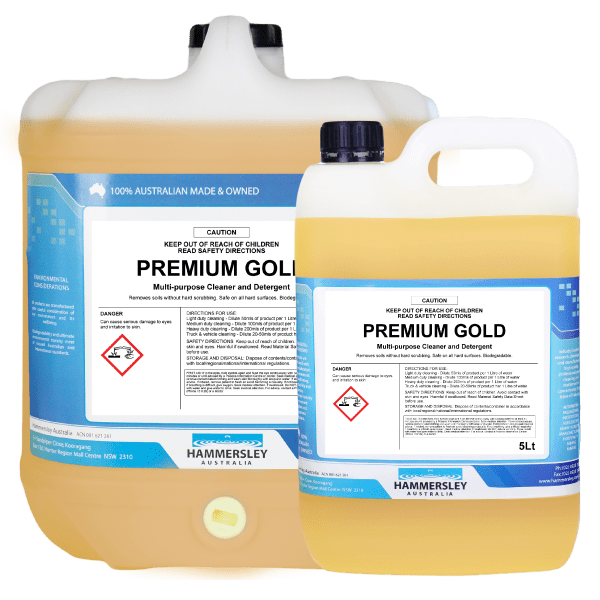 Hammersley Premium Gold Multi Purpose Industrial Cleaner Detergent 20L
