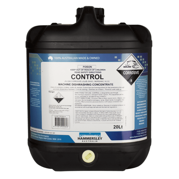 Hammersley Control Machine Dishwashing Liquid 20L