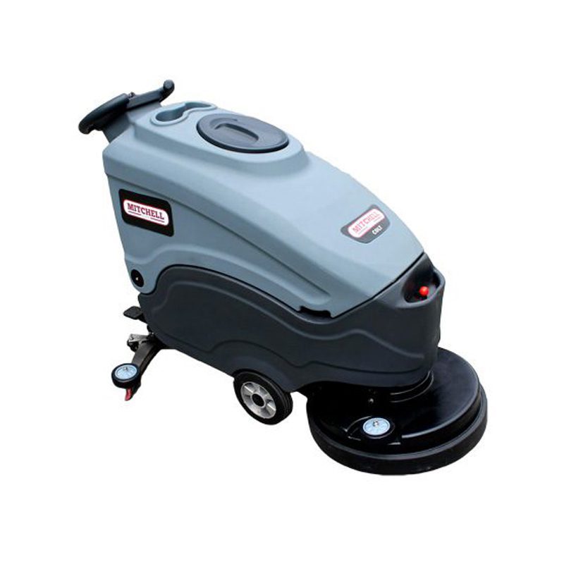Polivac Colt Walk Behind Floor Scrubber Dryer With Batteries Charger Pad Holder and Brush