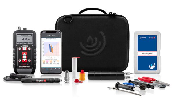 Tramex Flooring Inspector EZ Kit FZK CMEX5 Moisture Meter with Hygro-i2 RH Probe and Pin Probe