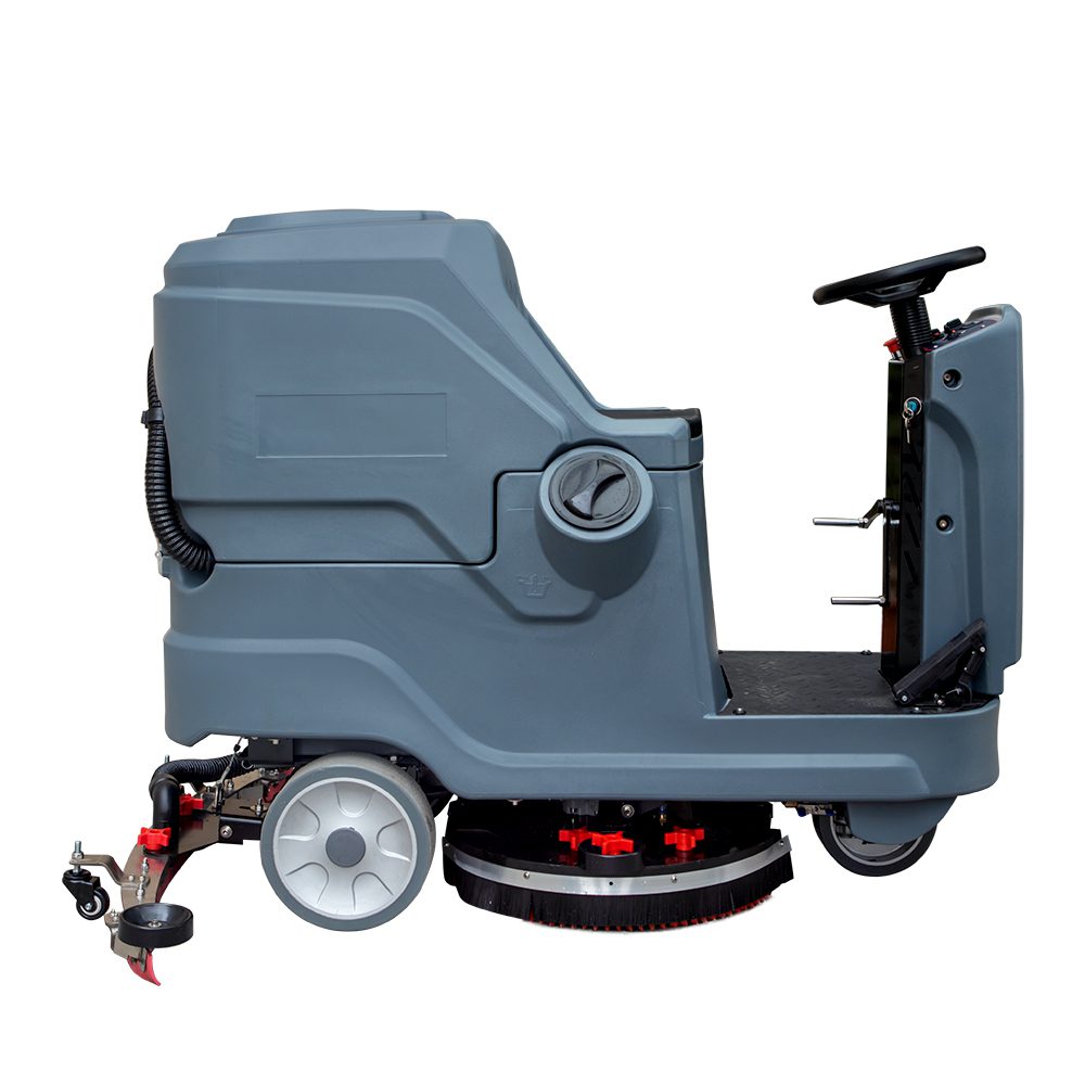 Polivac Brumby Ride On Floor Scrubber Dryer With Batteries Charger and Pad Holder