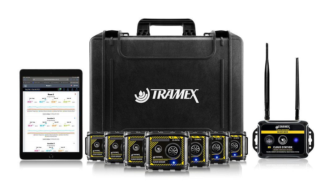 Tramex TREMS-10 Remote Environmental Monitoring System 10 Sensor Cloud Kit