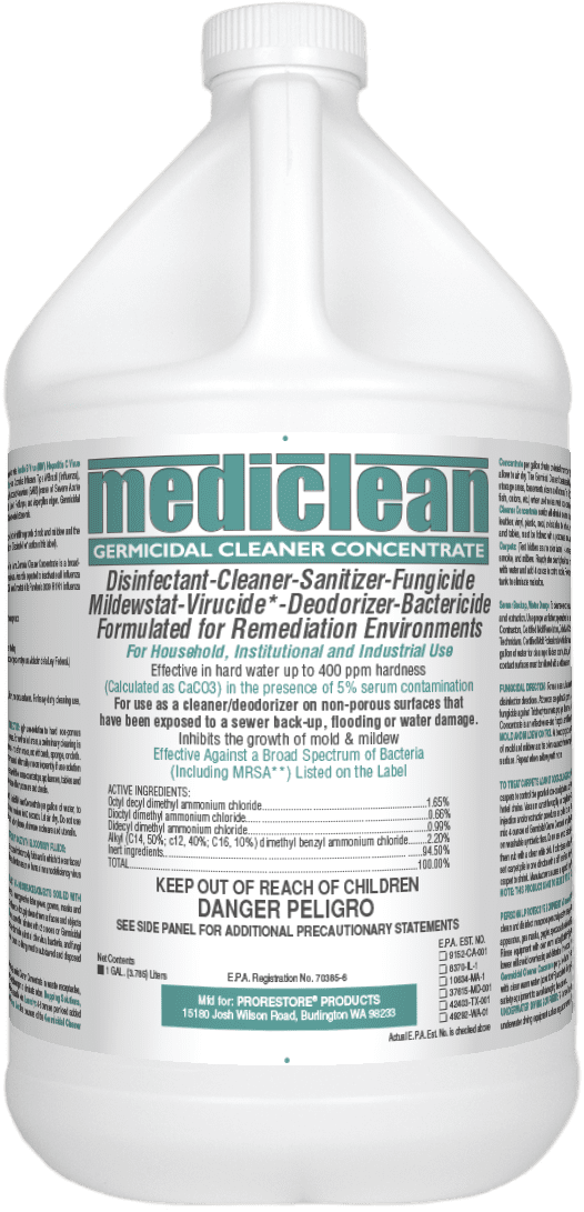 Mediclean Germicidal Concentrate Cleaner 3.79L