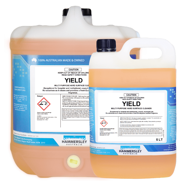 Hammersley Yield Cleaner Disinfectant Deodoriser and Environmental Control Agent 5L