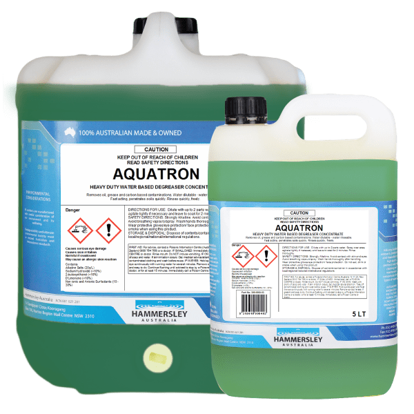 Hammersley Aquatron Water Based Degreaser Concentrate Non Toxic Non Flammable 1000L IBC