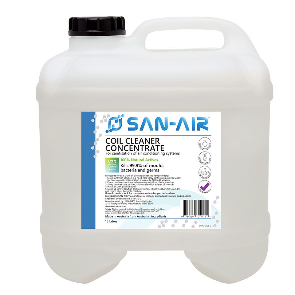 SAN-AIR Hygiene HVAC-R Coil & Machine Cleaner Concentrate 5L