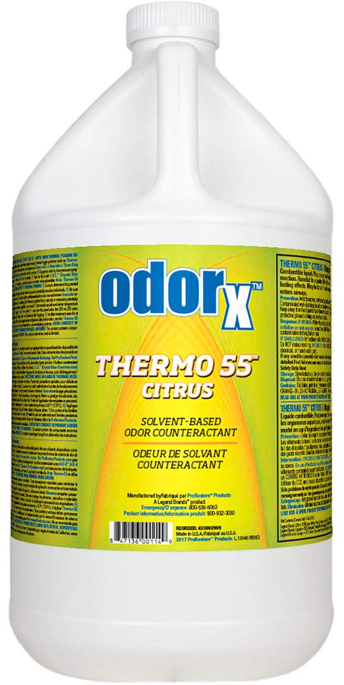 ODORx Thermo 55 Solvent-Based Odour Counteractant  Citrus 4 Pack  3.78L