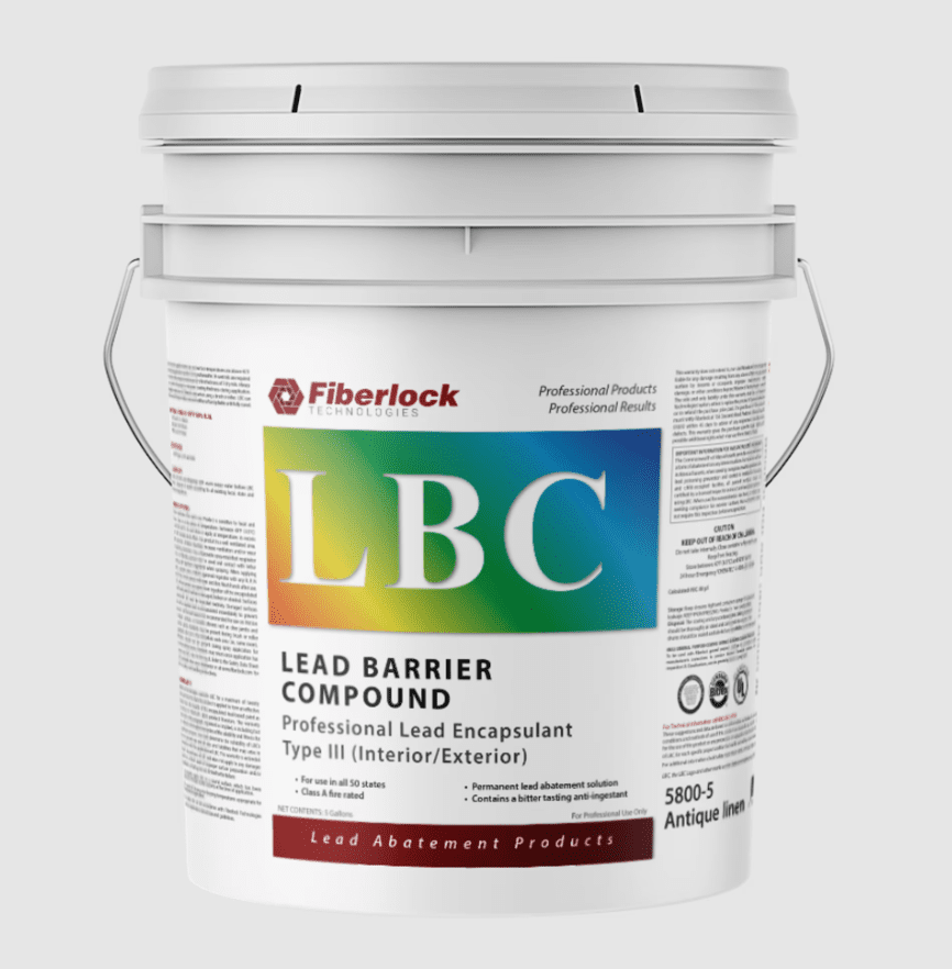 Fiberlock LBC Lead Barrier Compound Type Lead Encapsulating Coating Interior Exterior 18.9L