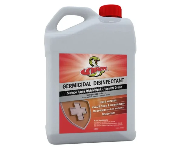 Viper Germicidal Surface Disinfectant Hospital Grade HVAC-R Coils & Hard Surfaces RT8952 5L