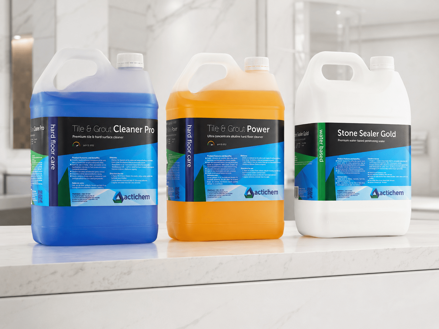 Professional hard floor cleaning chemicals