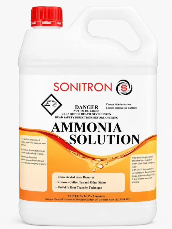 Sonitron Ammonia Solution Concentrated Stain Remover